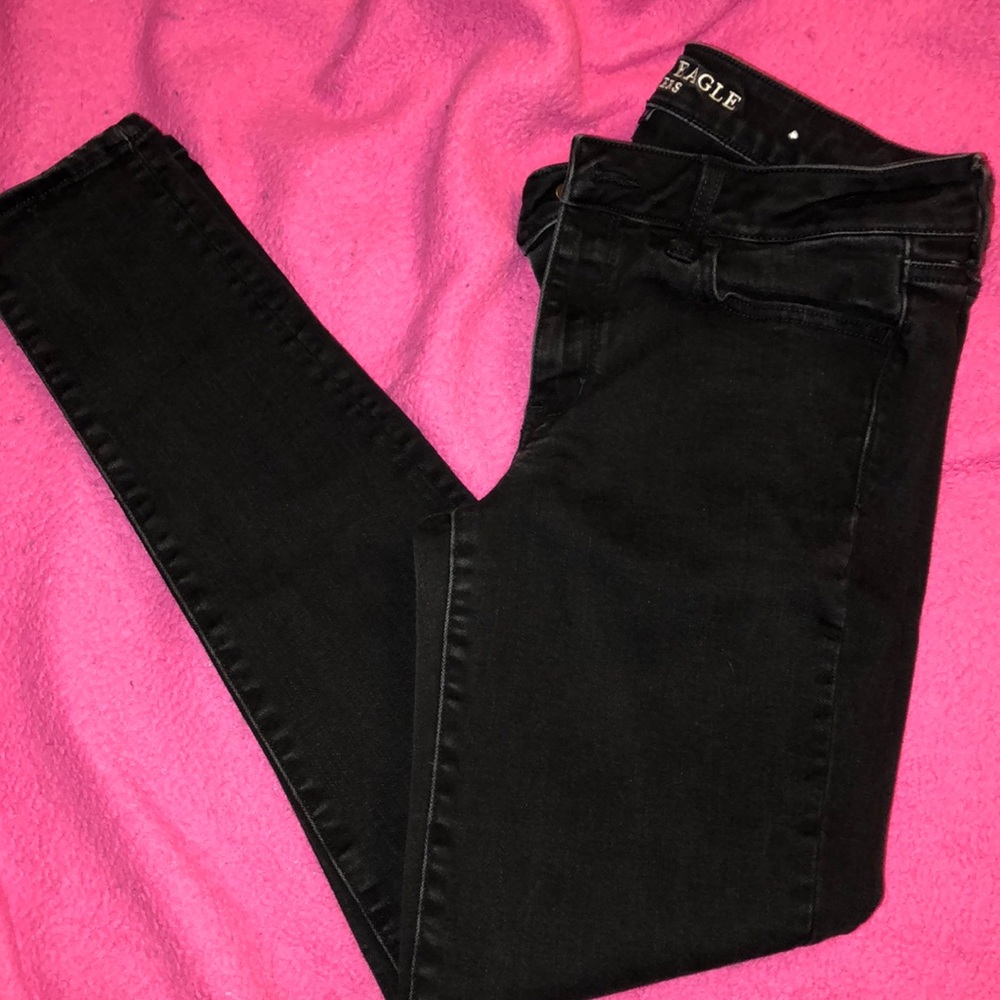 American Eagle black jeggings